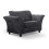 Canterbury Grey Fabric Armchair 1