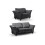 Canterbury Grey Fabric 2+1 Seater Sofa Set 1