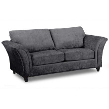 Canterbury Grey Fabric 3 Seater Sofa
