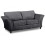 Canterbury Grey Fabric 3 Seater Sofa 1