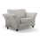 Canterbury Truffle  Fabric Armchair 1