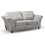 Canterbury Truffle Fabric 2 Seater Sofa 1