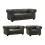 Chesterfield Grey Fabric 3+2+1 Seater Sofa Set 1