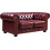 Chesterfield Red Leather 2-Seater Sofa: Bonded Leather, Button-Tufted Back, Antique Classic Design 1