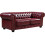 Chesterfield Red Leather Antique 3 Seater Sofa 1