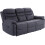 Conway Grey Fabric Recliner 3 Seater Sofa 1