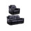 Henry Black Leather Electric Recliner 2+1 Seater Sofa Set 1