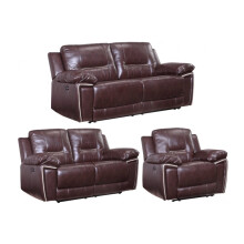 Henry Black Leather Electric Recliner 3+2+1 Seater Sofa Set