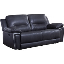 Henry Grey Leather Electric Recliner 3+1+1 Seater Sofa Set