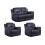Nancy Beige Fabric 3+1+1 Seater Sofa Set 1