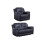Nancy Beige Fabric 3+3 Seater Sofa Set 1