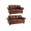 Oakland Tan Suede 3+2 Seater Sofa Set 1