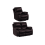 Roma Brown Leather Recliner 2+1 Sofa Set 1