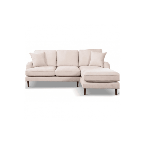 Rupert Beige Fabric Right Hand Corner Sofa