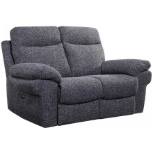 Tanya Grey Fabric Electric Recliner 2 Seater Sofa