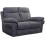 Tanya Grey Fabric Electric Recliner 2 Seater Sofa 1