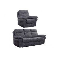 Tanya Grey Fabric Electric Recliner 3+1 Seater Sofa Set