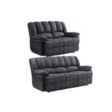 Torino Grey Fabric 3+2 Recliner Sofa Set