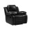 Valencia Black Leather Recliner Armchair 1
