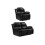 Valencia Black Leather Recliner 2+1 Seater Sofa Set 1