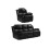 Valencia Black Leather Recliner 3+1 Seater Sofa Set 1