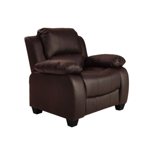 Valerie Brown Leather Armchair