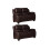 Valerie Brown Leather 2+2 Seater Sofa Set 1