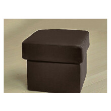 Valerie Brown Leather Footstool