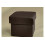 Valerie Brown Leather Footstool 1