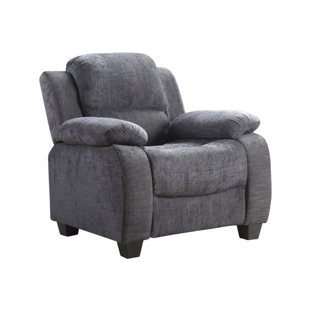 Valerie Grey Fabric Armchair