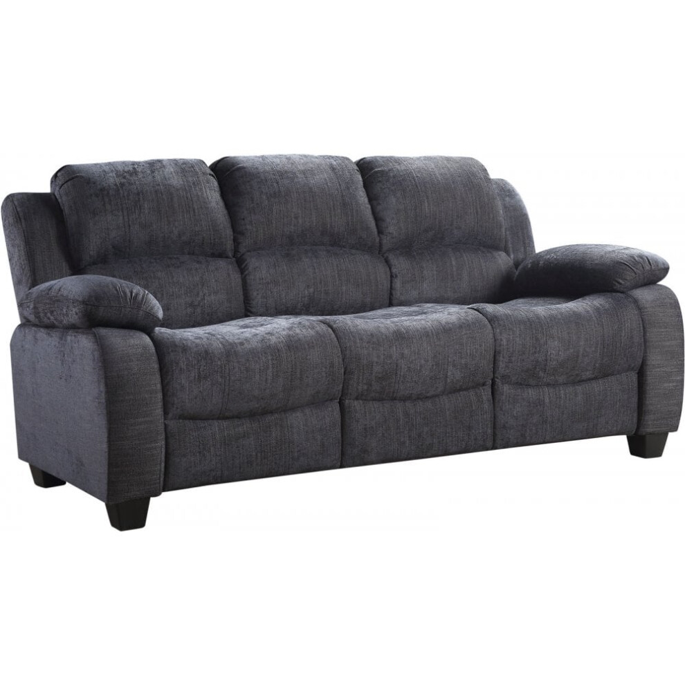 Valerie Grey Fabric 3 Seater Sofa