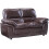 Verona Brown Leather 2 Seater Sofa 1