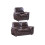 Verona Brown Leather 2+1 Seater Sofa Set 1