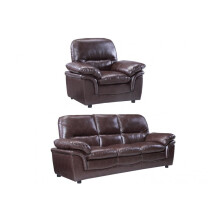 Verona Brown Leather 3+1 Seater Sofa Set