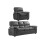 Verona Grey Leather 3+1 Seater Sofa Set 1