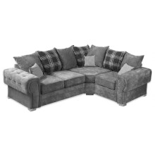 Verona Scatter Grey Fabric Right Corner Sofa