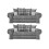 Verona Scatter Grey Fabric 3+3 Seater Sofa Set 1