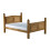 Birlea Corona Mexican Solid Pine High Foot End 135cm Bedstead Double bed Frame 4