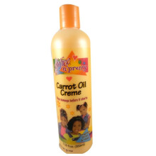 Sofn'Free N' Pretty Carrot Oil & Vitamin E Creme 350mL | Strengthener & Moisturizer Hair | Dry Skin & Scalp Treatment | Nourishing Formula