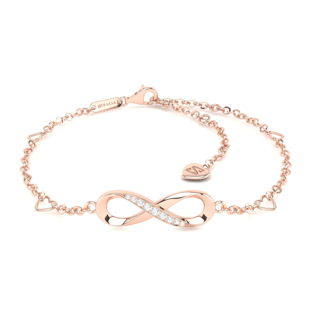 (RoseGold) SERASAR|Sterling Silver Anklet "Infinity"