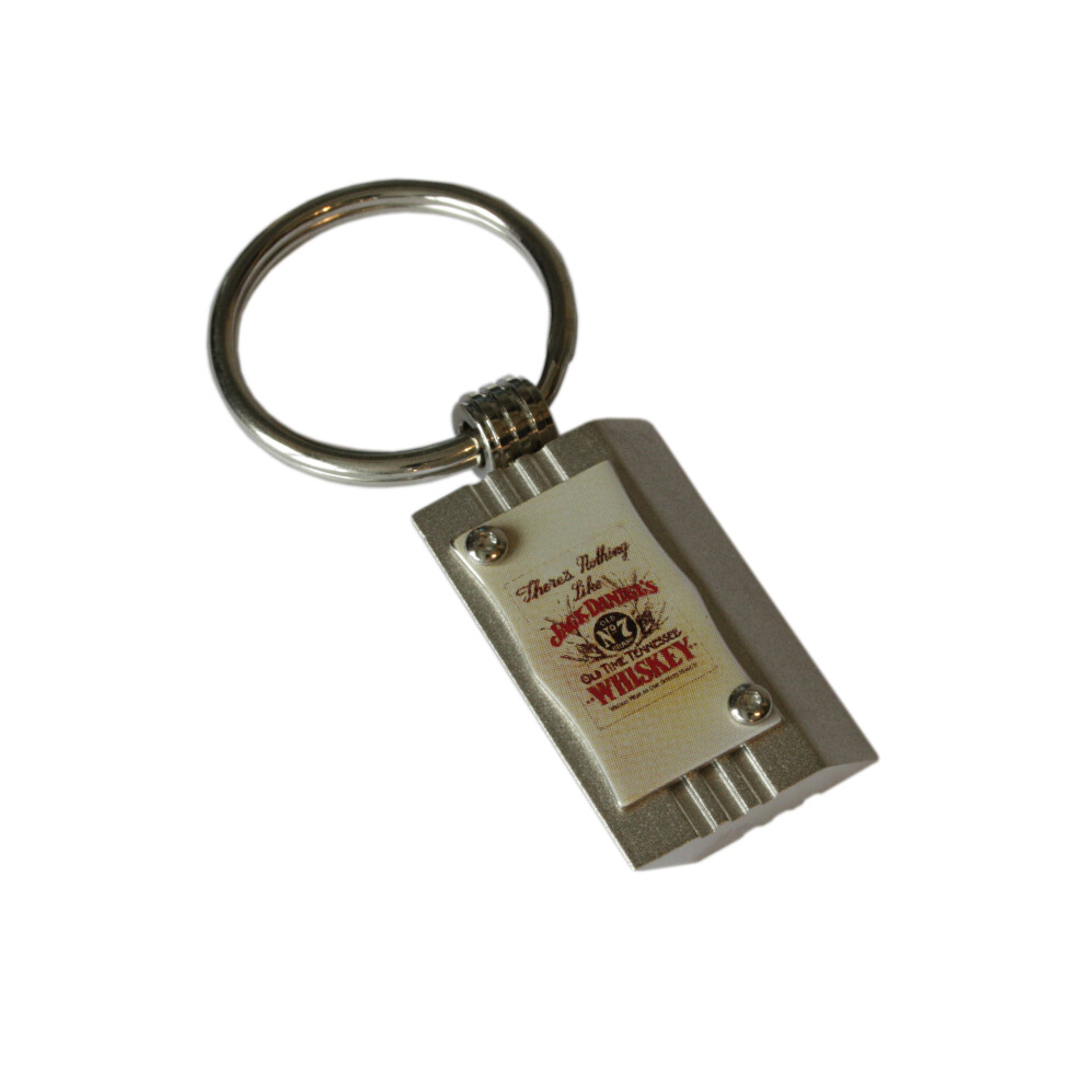 Jack Daniels Nostalgia Keyring Silver
