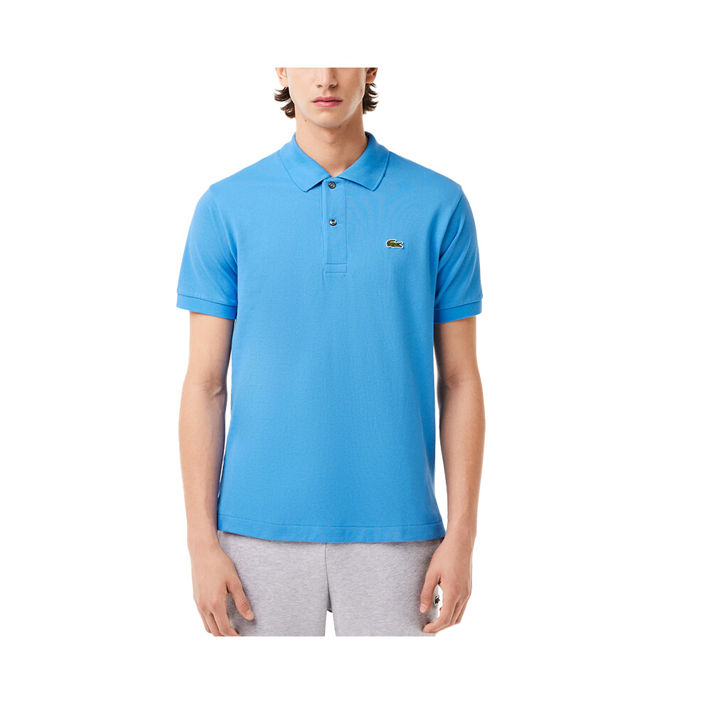 (Etheral Blue, M) Lacoste L1212 Mens Polo Shirts Golf SportsÂ Tee