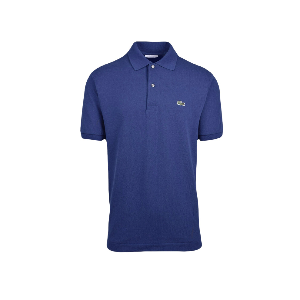 (Midnight Blue, S) Lacoste L1212 Mens Polo Shirts Golf SportsÂ Tee