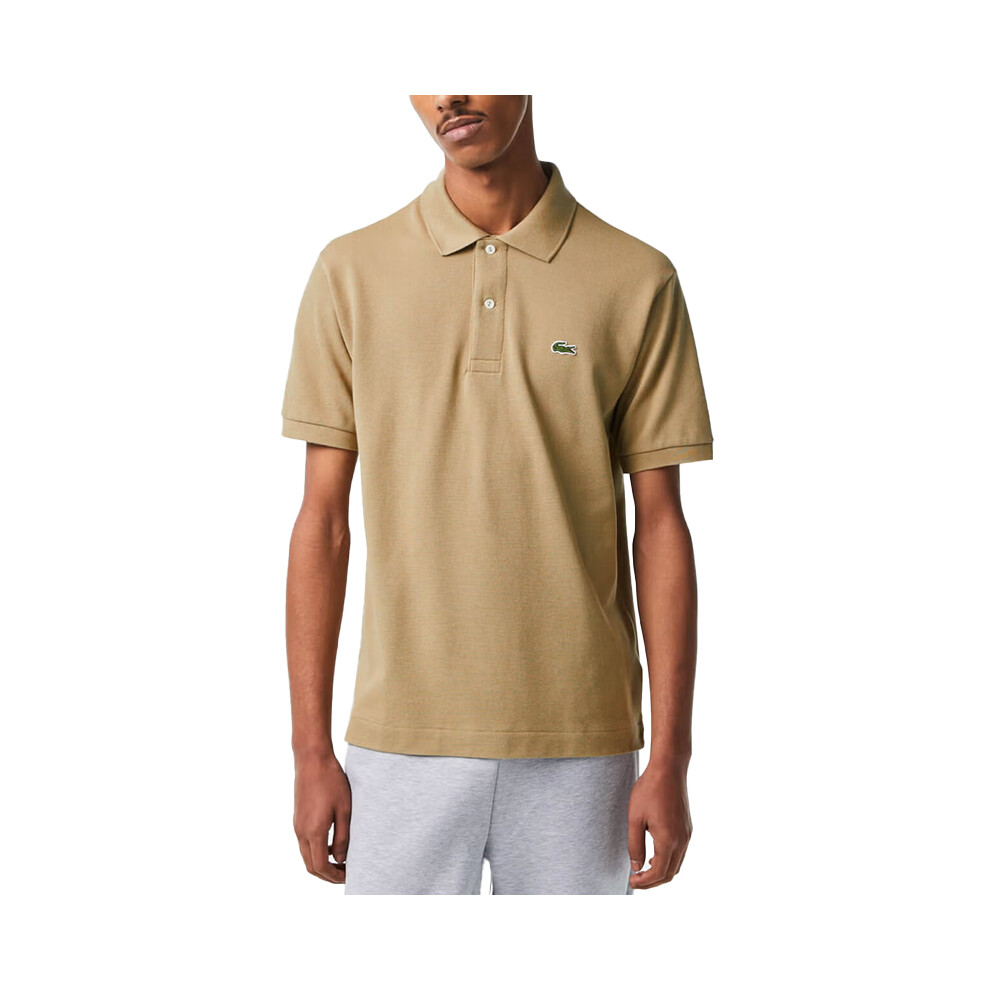 (Sand, M) Lacoste L1212 Mens Polo Shirts Golf SportsÂ Tee