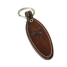 Jack Daniels Western Leather Keyring