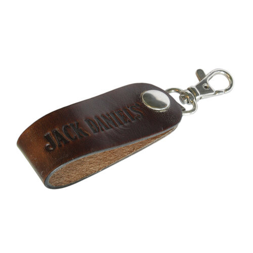 Jack Daniels Jack Daniels Western Leather Key Holder with hook clip
