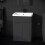 NES Home 600mm White Ceramic Mid-Edge Basin comes with Single Tap Hole and Overflow 2