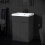 NES Home 600mm White Ceramic Mid-Edge Basin comes with Single Tap Hole and Overflow 3
