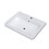 NES Home 600mm White Ceramic Mid-Edge Basin comes with Single Tap Hole and Overflow 5