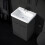 NES Home 600mm White Ceramic Mid-Edge Basin comes with Single Tap Hole and Overflow 1
